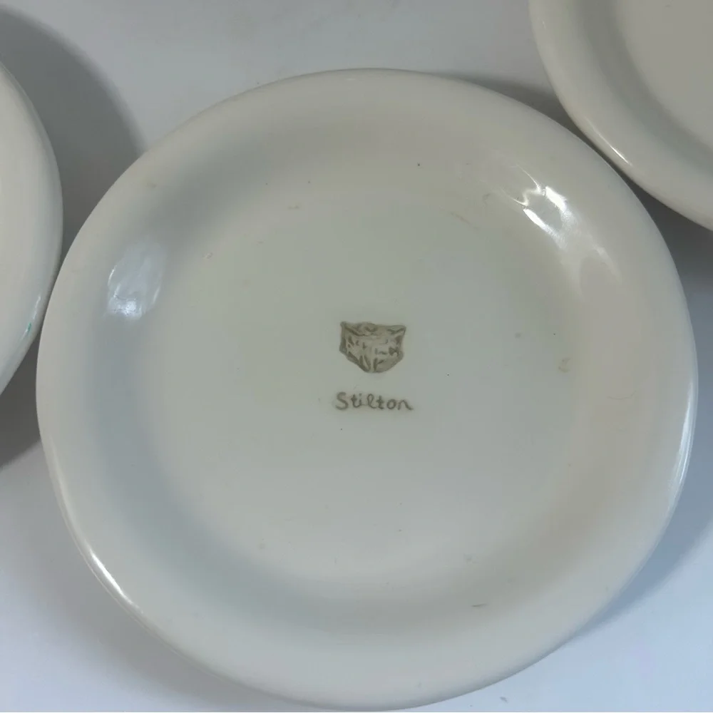 Williams Sonoma White Ceramic Cheese Plate Set of 5 6-1/4x1” Party Brunch